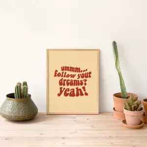 Mac Miller Wall Art  Follow Your Dreams? ⎮The Spins  ⎮Music Poster ⎮ Mac Miller Fan