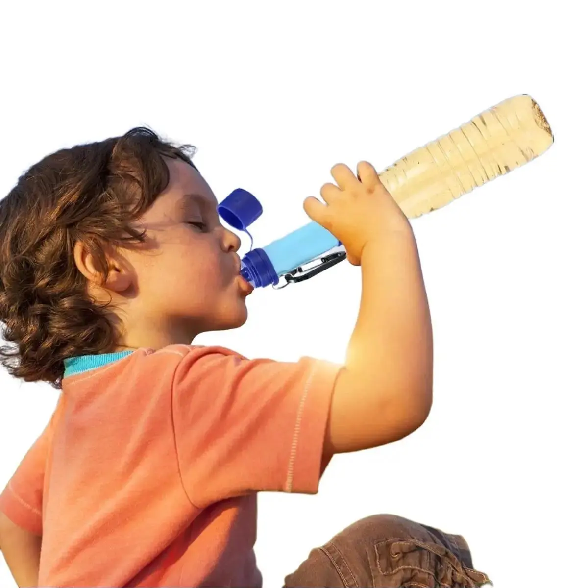 Kabru Portable Water Filter for Survival and Outdoor Camping. Purify Drinking Water Safely!