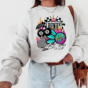 Howdy Darlin Collage sweatshirt, vintage crewneck western women's graphic tees, western clothing, women’s clothes, country western tops, western stuff, cowgirl stuff, western tops clothes, western outfits women, country concert outfits Summer clothes