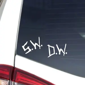 Supernatural Sam and Dean Winchester decal, Car Decal, Vinyl, Murderino, Window Sticker F