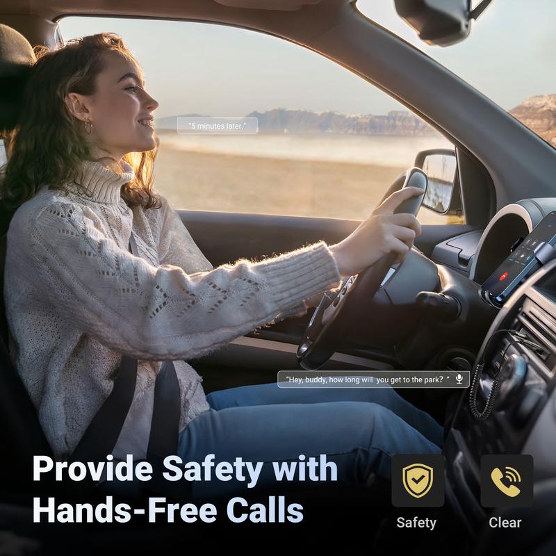 UGREEN Aux to Bluetooth 6.0 Adapter Wireless Receiver for Car Hands-Free with Built-in Microphone AUX 3.5mm Stereo Audio - Dealsforyourdays Auxiliary Cord Grey,TikTokShopBlackFriday,TikTokShopCyberMonday，TikTokShopHolidayHaul