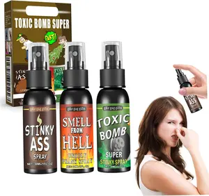 3P Fart Spray Extra Strong 30ml Potent Stink Spray Non Toxic Fart Bomb Prank Stuff Hilarious Gag Gifts for Adults or Kids