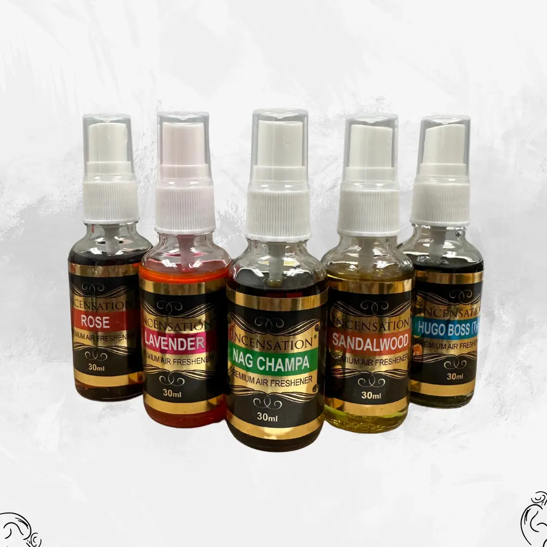 Incensation Premium Air Freshener Spray,3 Assorted/Random Fragrances