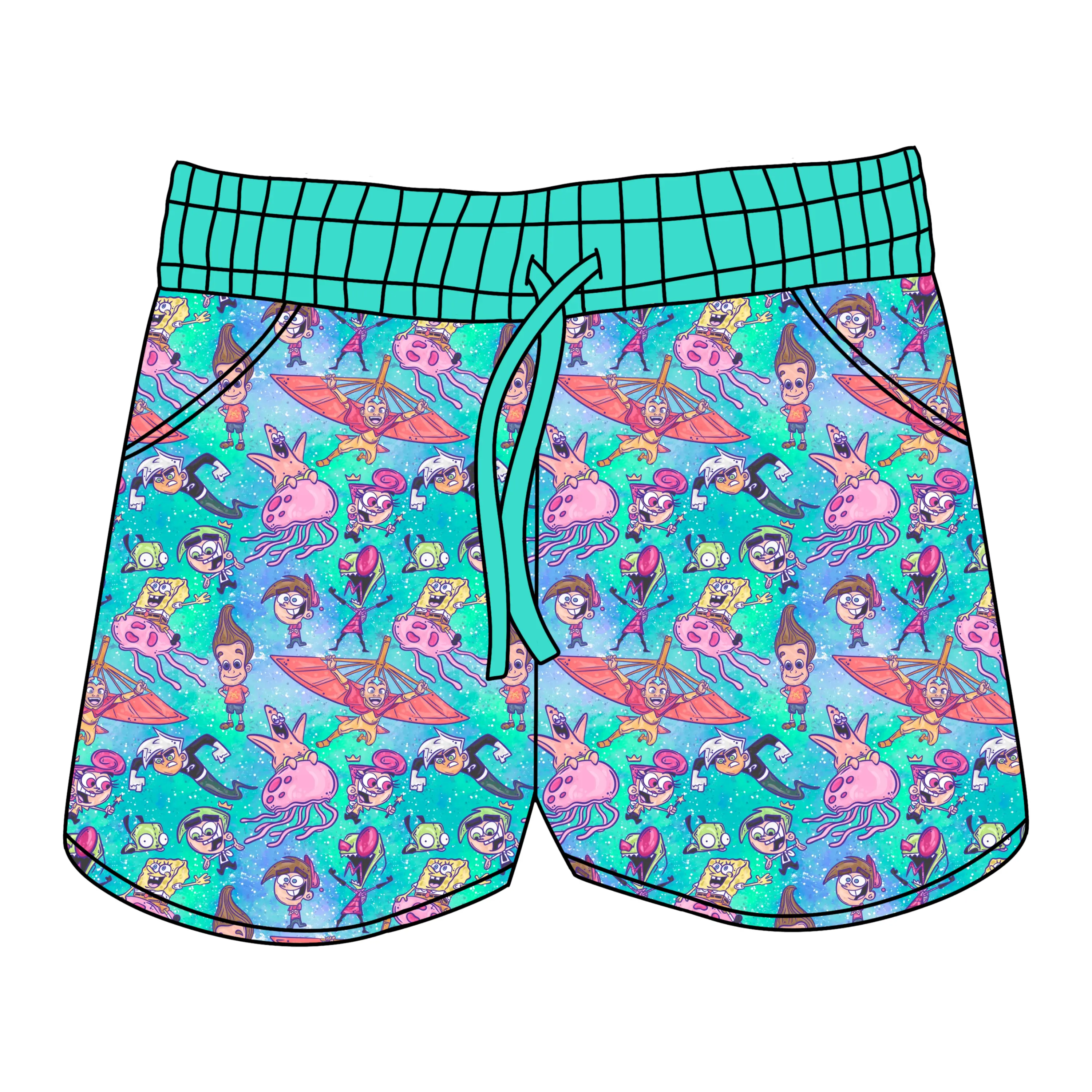 Raised on Cartoons Women's Shorts **PreOrder**
