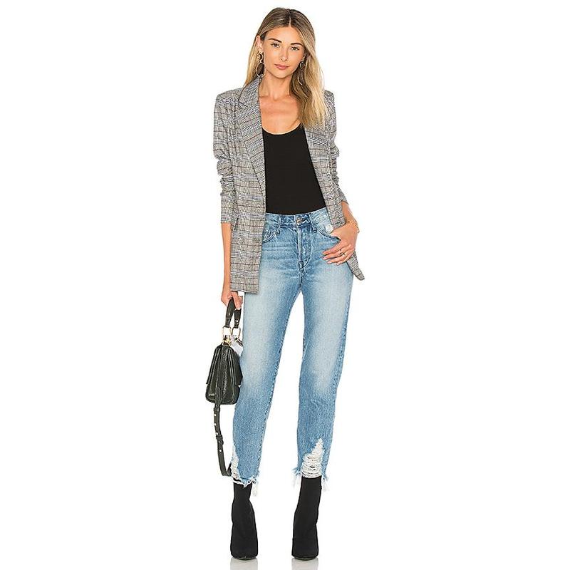 MAJORELLE Rhea Blazer in Pewter