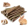Small Animal Organic Orchard Dental Chew Sticks - 250g/8.82oz, No Pesticides, Moderate Soft and Hard, 2-in-1 Chew & Treat, Teeth Grinding Support, Recreational Fun for Bunnies