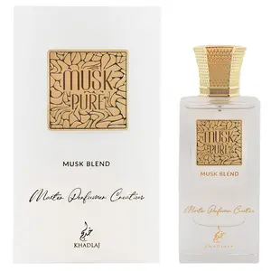 Khadlaj Musk Pure Musk Blend for Unisex Eau de Parfum Spray, 2.0 Ounce