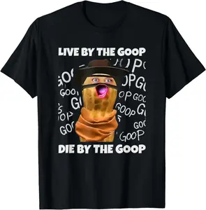 100% Cotton The Burnt Peanut Bungulator Goop Goop, Live by The goop T-Shirt