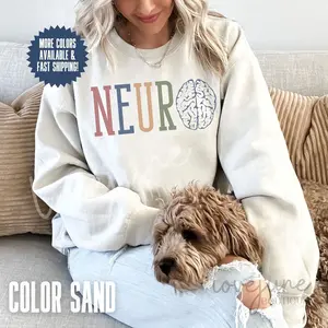 Neuro Department Crewneck Sweatshirt Grad Gift for Neuro Nurse RN, NeurologistBulk Order