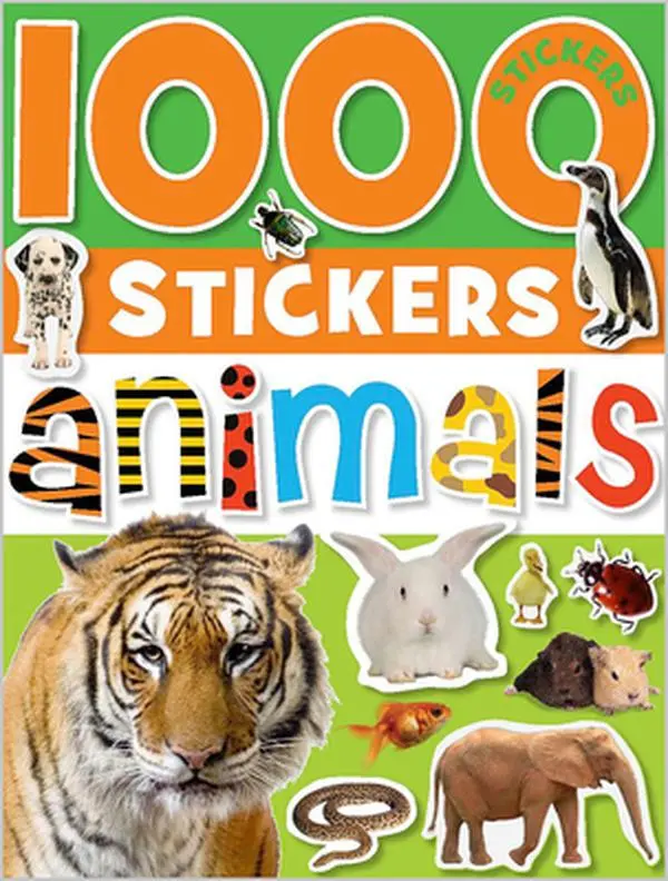 1000 Stickers: Animal-Themed Children's Humanities & Social Sciences Mixed Media Book by Make Believe Ideas