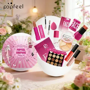 Popfeel Surprise Beauty Ball Set, Makeup Starter Gift, Practical Holiday Birthday Present, Ideal for Beginners, Affordable, Makeup Palette Set