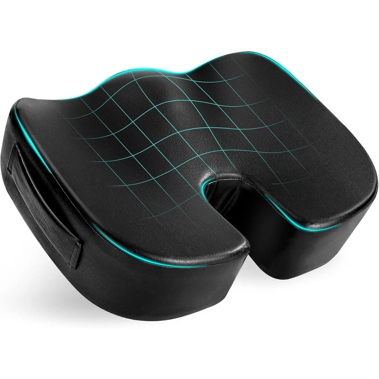Luxury Seat Cushion, 4 Inch Extra Thick Memory  for  , ,   &  , Multi-Use for Bleachers, , Gaming, Office Chair (Black)