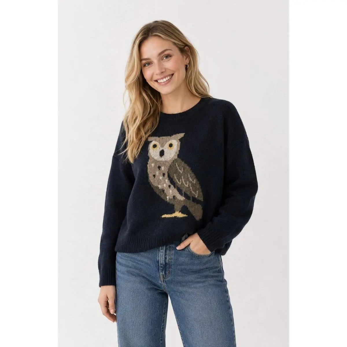 Knit Owl Sweater
