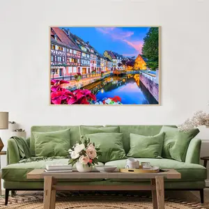 HUADADA 1000 Pieces Jigsaw Puzzles for Adult,Colmar, Perfect Home Decorations for Holiday Vacations, Family Games,  reative Gifts