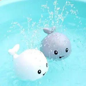 Light-Up Whale Bath Toy For Children-Automatic Spray Water Toy With Sensor & LED Lights-Fun Bathtub & Pool Toy Gift