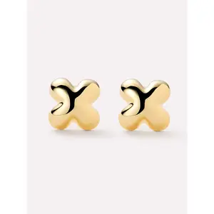 Gold Stud Earrings - Cassia