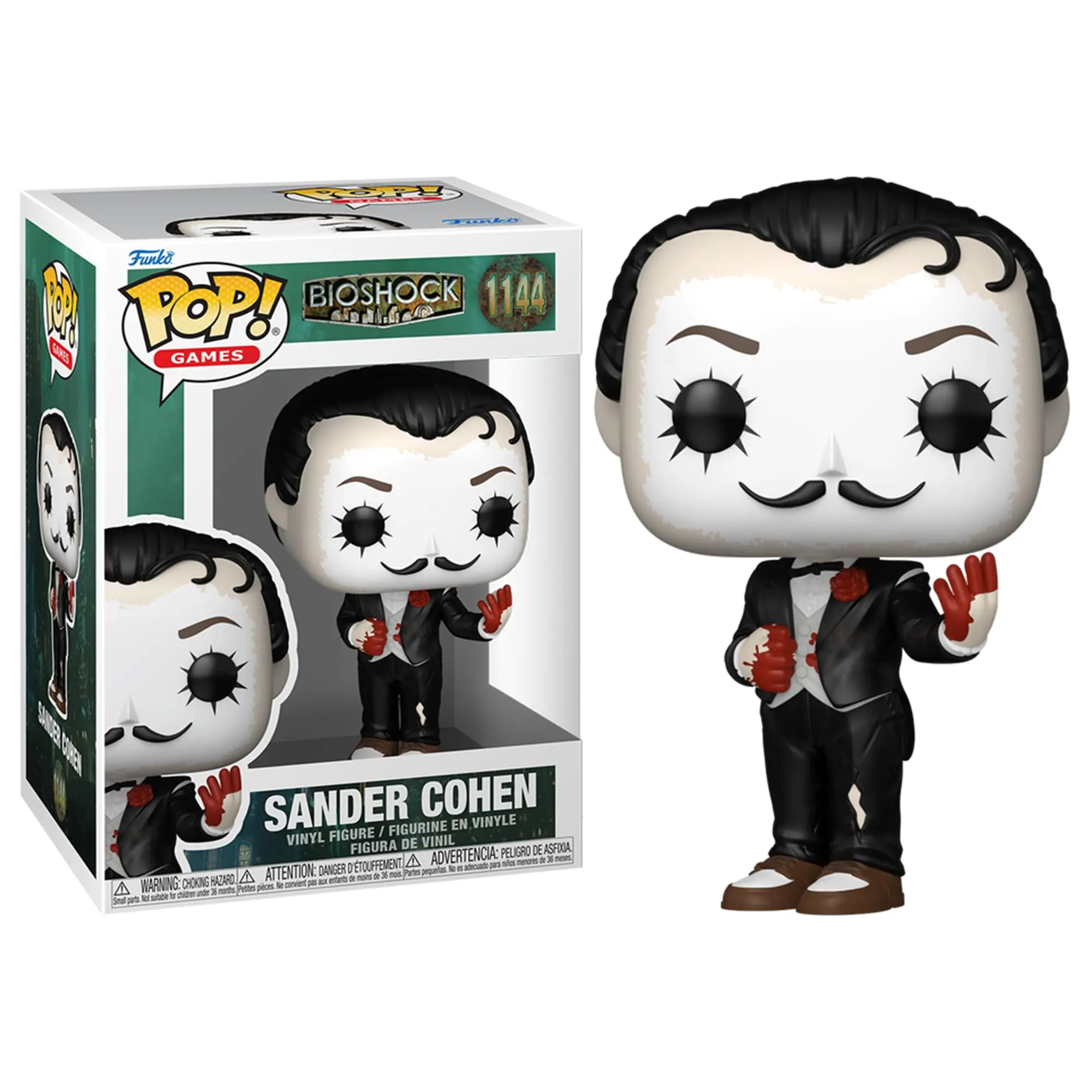 Bioshock Funko POP Games Collectible Action Figure, Sander Cohen, Collectibles, Action Figures