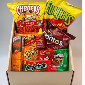 Hot Box Variety Snack Bundle Sampler Various Brands Crunchy Chip Sweet