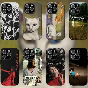 Mitski Miyawaki Aesthetic Phone Case Indie Music Fan Gift Compatible with iPhone 11-17 Pro Max/Plus and Samsung Galaxy S23-25