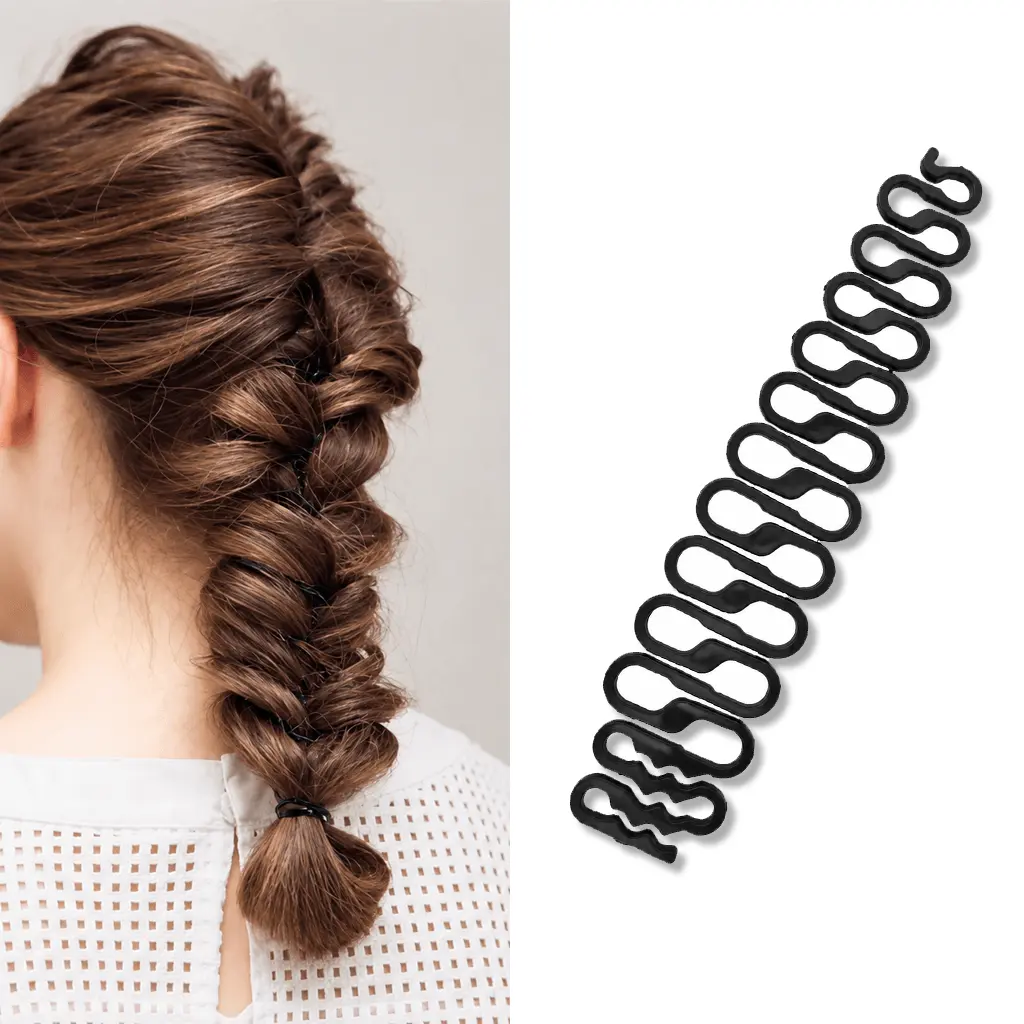 Hair Braiding Tool for Women, Easy Braid Maker for French, Fishtail & Wavy Braids, Hair Styling Accessory