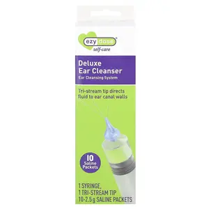 Ezy Dose Self-Care, Deluxe Ear Cleanser, 12 Count