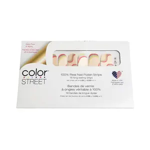 100% Real Nail Polish Strips – Easy Application and Professional Finish, No Drying Time Required