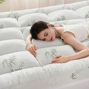 【Memorial Day Sale】DOWNCOOL Memory Foam Mattress Topper 3 Inch 1600 GSM Fill –Bamboo Cooling Pillow Top Mattress Topper for realx, with Bamboo Viscose Air Layer, Deep Pocket Fits 8–21 Inch#tiktokshopmemorialday#DealsForYouDays