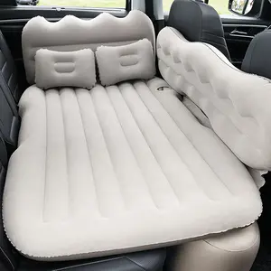 High-Value Comfortable Inflatable Car Bed, Car Accessories, Soft And Skin-Friendly Flocking Folding Design, Suitable for Camping Beach Trips, Outdoor Picnics, Road Trips, Pool Air Beds, Party Air Beds mattress
