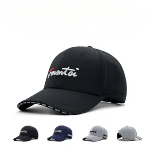 Gym training spring and autumn wide-brimmed sunscreen large size sports sweat-absorbent and quick-drying baseball cap
