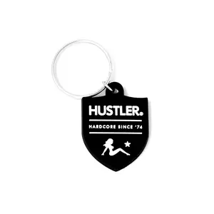 HUSTLER® Hardcore Since '74 PVC Keychain