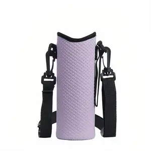 Sport Water Bottle Cap with Shoulder Strap, Drink Carrier, Drink Holders, Cup Protector, Portable Vacuum Lid, Ideal for Travel and Camping