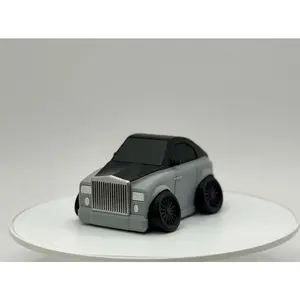 3D Printed Luxury Tooned Sedan Model | Retro Inspired Widebody Executive Car Collectible | Custom Two Tone or Single Color Display Decor