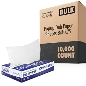 Popup Deli Paper Sheets 8x10.75 10000 Sheets