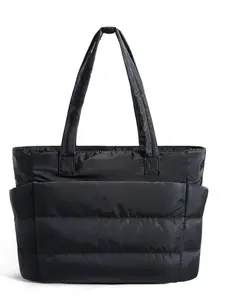 Large Women's Tote Bag, Laptop Crossbody Bag, Multi-Functional Handbag, Quilted Tote Handbag, Large Capacity, Yoga Fitness Travel Bag, Business & School Use