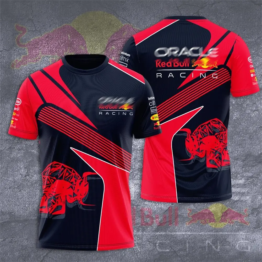 Red Bull Motorsport Racing 3D Jersey Shirt for Men Women, Performance Athletic Tee, Breathable Sports Jersey, Speed Racing Graphic Shirt, Lightweight Crew Neck Casual Racing Fan Apparel
