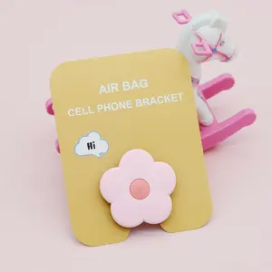 Korea Cute Colorful Flowers Phone Grip Tok Griptok Holder Ring For iPhone 14 Accessories Lovely Phone Stand Socket Holder