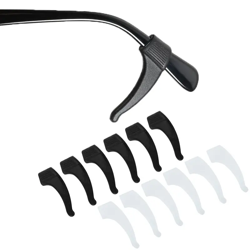 2026 Fashion 6Pairs Anti-Slip Eyeglass Ear Grips Hook Comfortable Silicone Elastic Eyeglasses Temple Tips Sleeve Retainer-For Eyewear Sunglasses Spectacles Glasses,Sports Eyeglasses 6Pairs