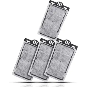 4pcs Aquarium Waterfall Reptiles Turtle Filter Cartridges Replacement Waterfall Filter only Ultra-Activated Carbon with Whisper Technology (4pcs Filter Cartridges)