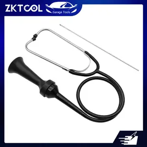 ZKTOOL Mechanics Stethoscope, 3-Piece Automotive Diagnostic Mechanic Tools Kit with Ergo Headset, Thin Metal Probes, Extended Handle for Car Engine Repairs