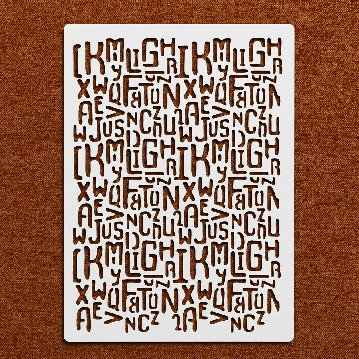 Hexxscript Stencil