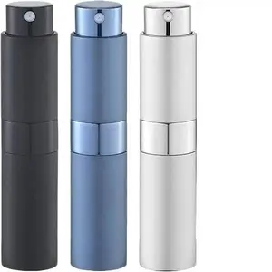 Perfume Atomizer Travel Bottle Refillable: Cologne Sprayer Portable for Men - Mini Spray Empty for Refill - 8ml Small Size Blue
