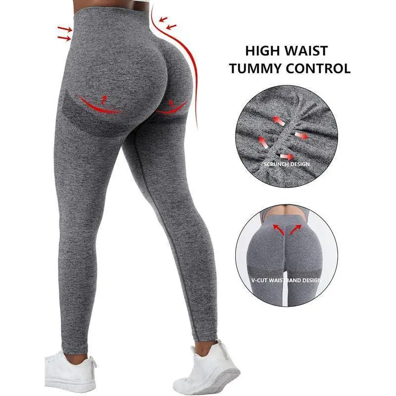 4 Piece Butt Lifting Workout Leggings for Women, Seamless Gym Scrunch Booty Lifting Sets 4 Piece Butt Lifting Workout Leggings for Women, Seamless Gym Scrunch Booty Lifting Sets
