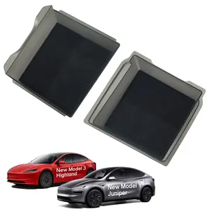 Tesla Model Y 2026 Juniper Upgraded Intelligent Partition Central Storage Box, Multi functional Hidden Storage Compartment, Car Interior Accessories
