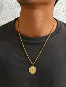 Virgin Pendant Necklace Vintage Twist Chain Jewelry For Women
