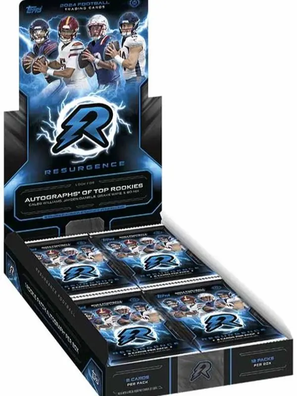 2024 Topps Resurgence Football Hobby Box - 3 Autos Per Box