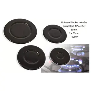 [CZNT] 4 Pcs  Cooker Hob Gas Burner Cap 55mm 75mm 100mm For SABAF Accessories