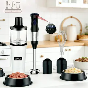 1pc 4-in-1 Multifunctional Handheld Mixer, Ideal for Baby Food & Family Use, High Speed Immersion Blender, Electric Egg Beater Food Processor, Practical Kitchen Tool for Making Milkshakes, Soup, Sauce and Daily Homemade Meals   Juicer Multimode  Smart