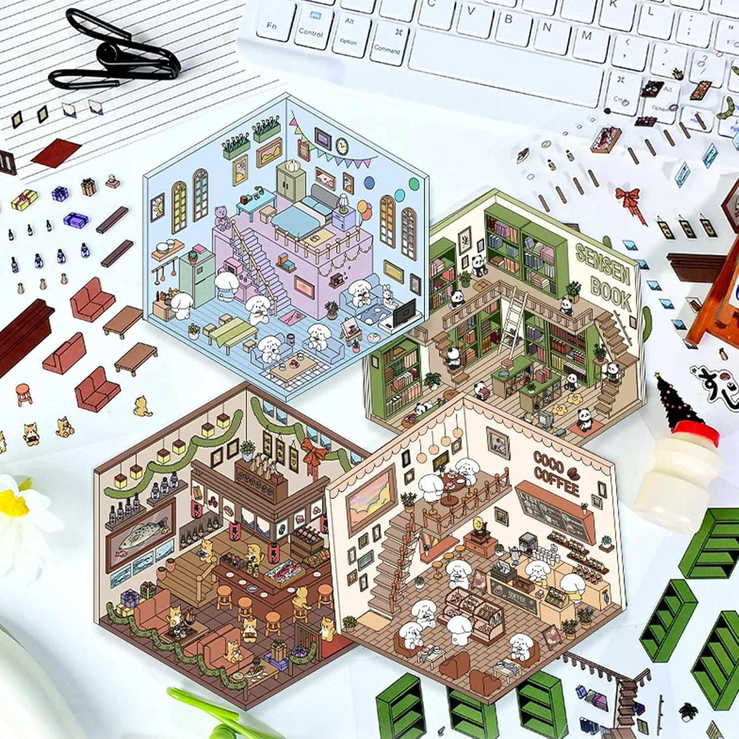 DIY Kit 5 (4 Sets of Stickers)