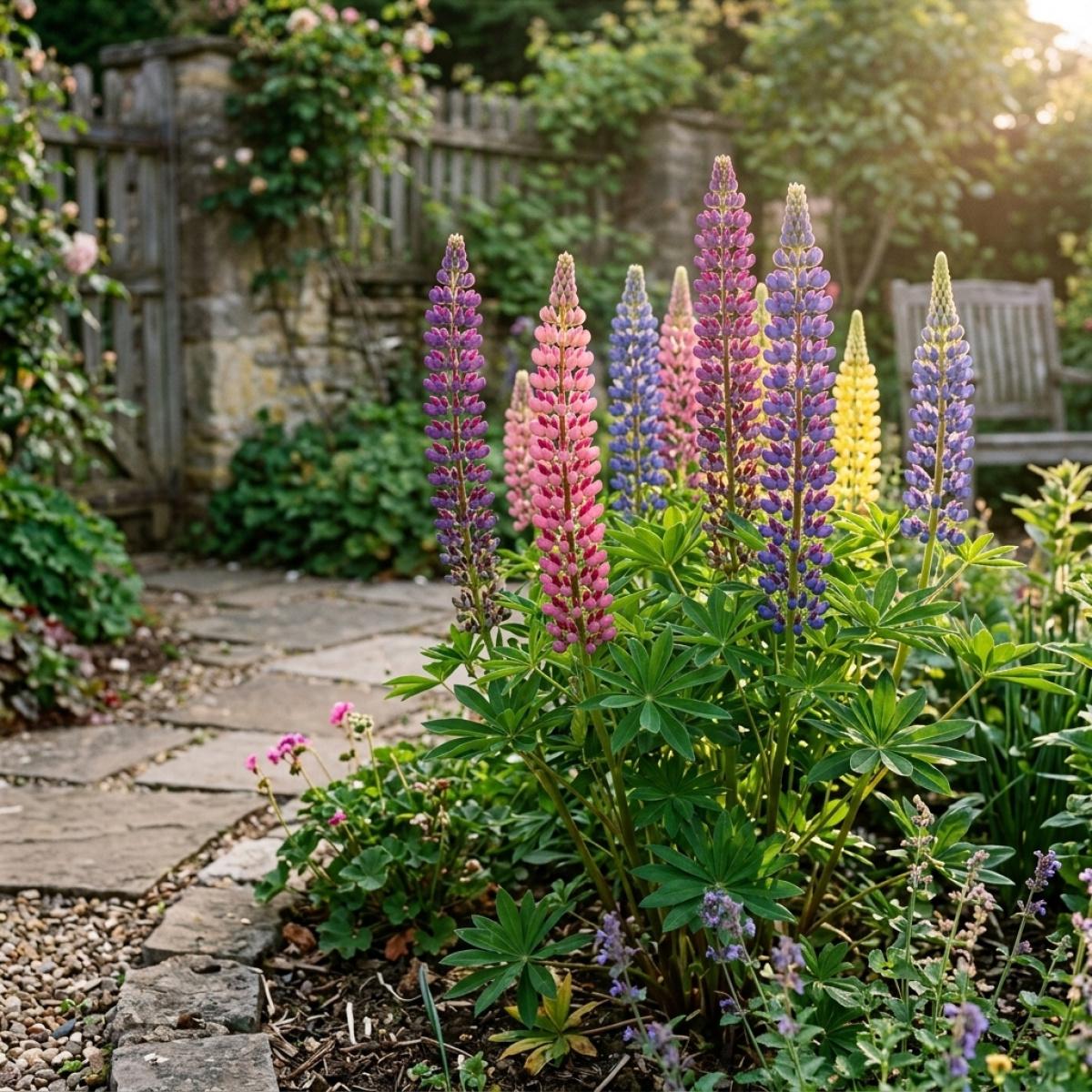 Rare Lupin Flower Seeds, Lupine Seeds for Planting, Hardy Perennial Flower Seeds for Outdoor Indoor Gardening, Attract Pollinators Beautiful Blooms Year After Year