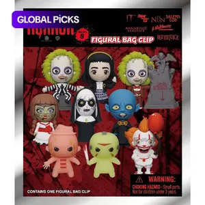 1PC WB Officially Licensed Horror Movie Series 8 Mystery Bulk Bag Clip, Fun 3D Figural Foam Keychain Surprise Collectibles Gifts, Random Characters for Birthday & Christmas #GLOBAL PICKS